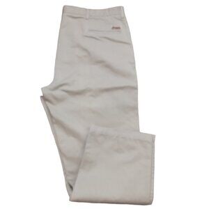 Wrangler | Khaki Riata Pleated Pants | 42W X 30L